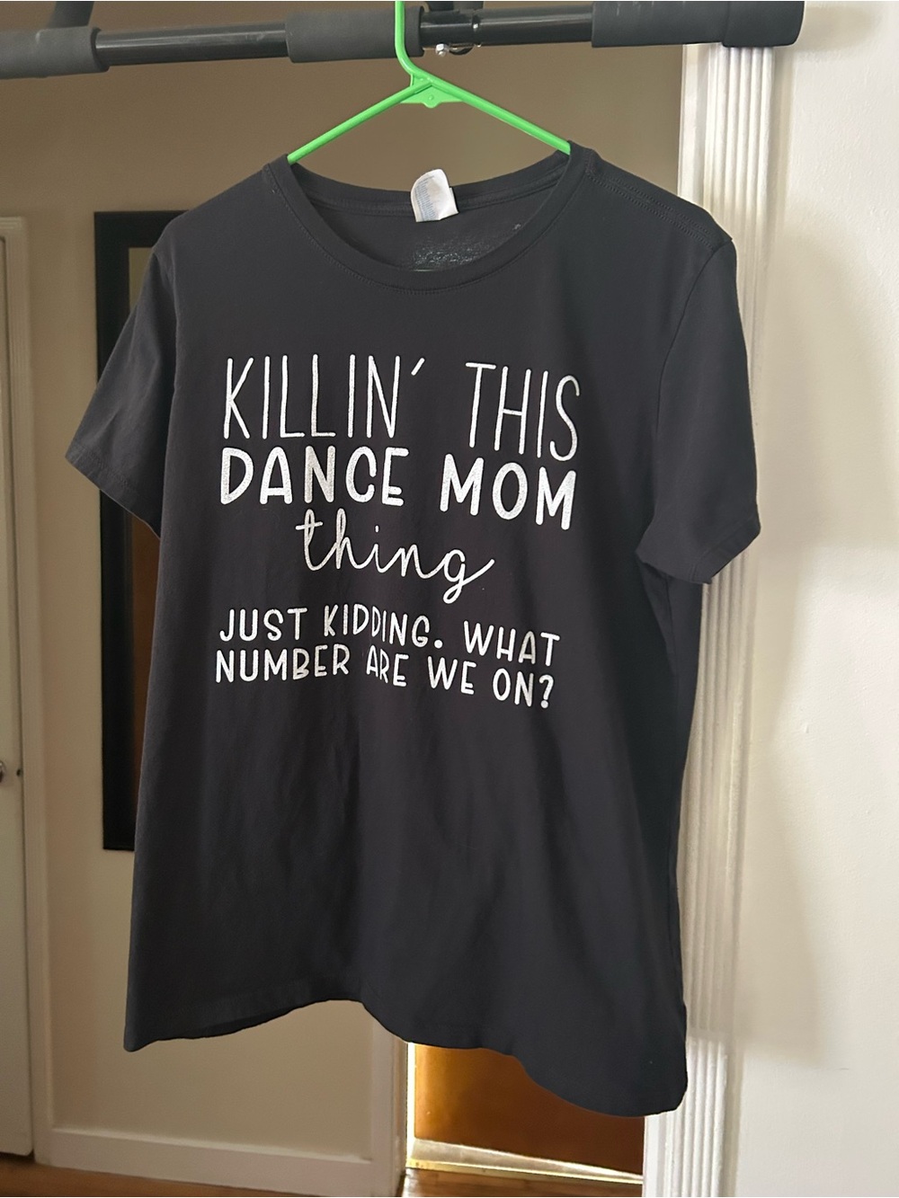 Black 'Killin' This Dance Mom Thing' Graphic Tee -
